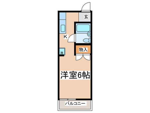 ヴィラＵの物件間取画像